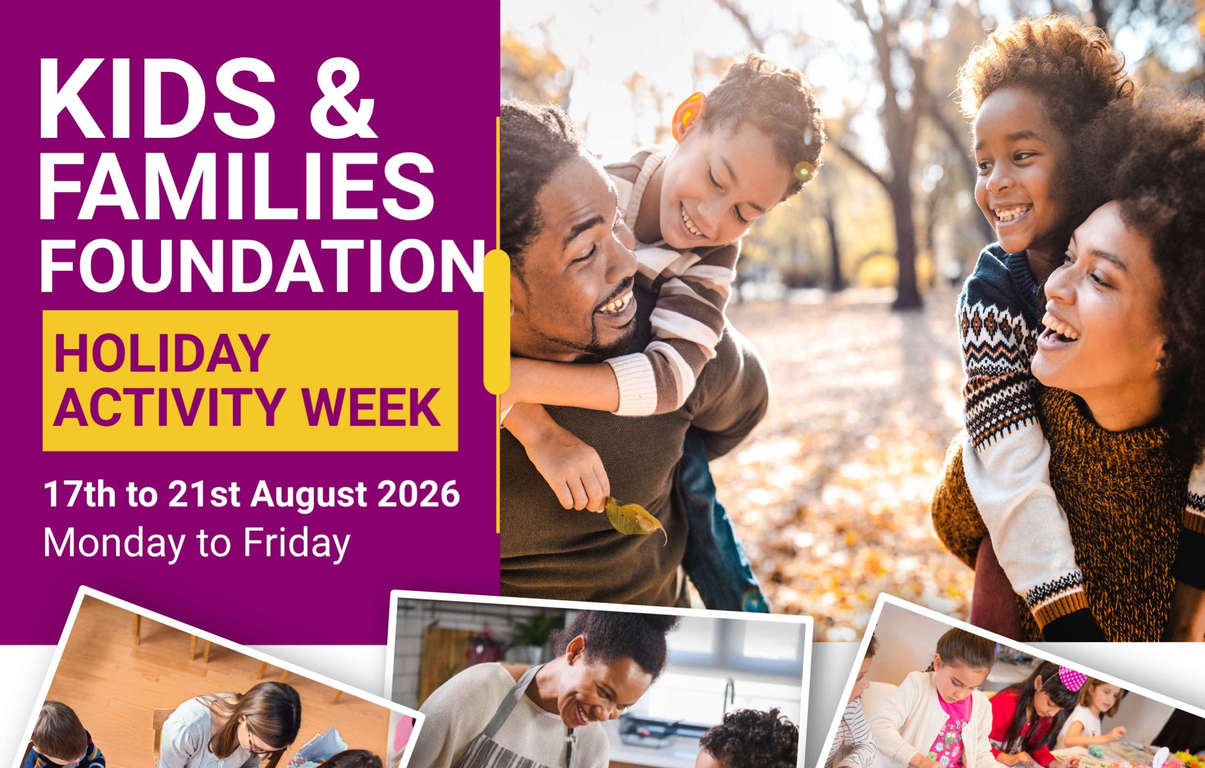 Kids & Families Foundation Holiday Activity Week