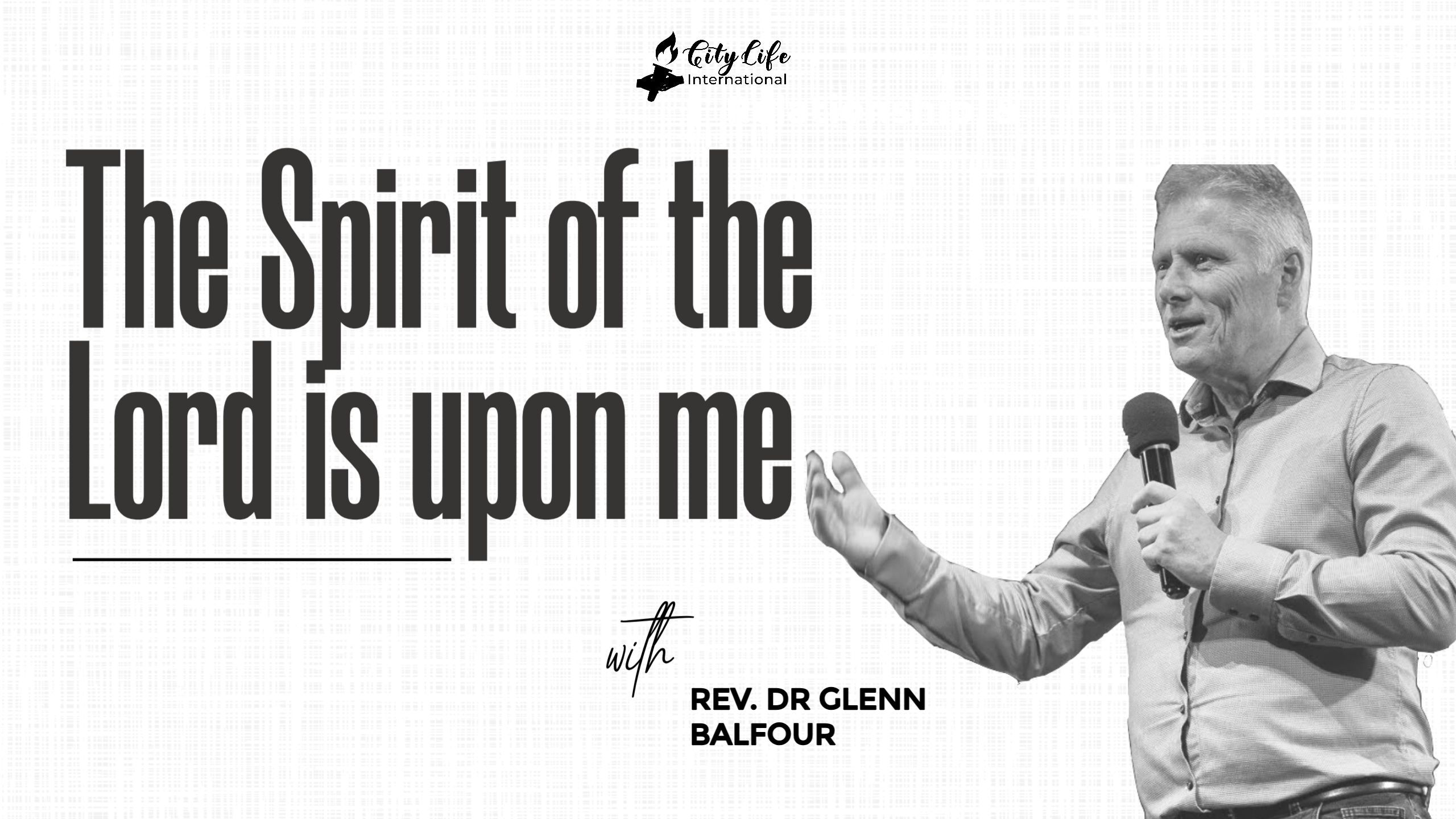 The Spirit of the Lord Is Upon Me